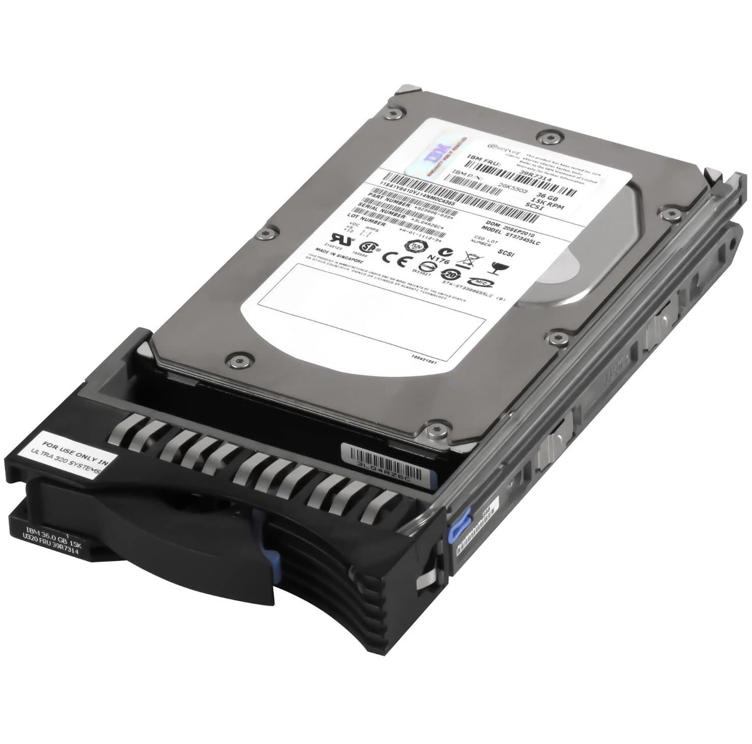 Жесткий диск  IBM 36.4Gb 15000 U320SCSI 3.5" HDD 39R7314