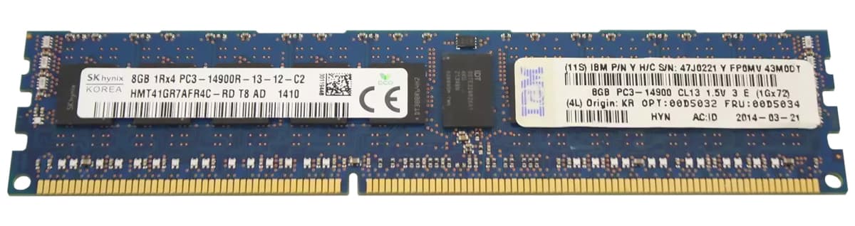 Оперативная память IBM 00D5034 DDRIII 8Gb