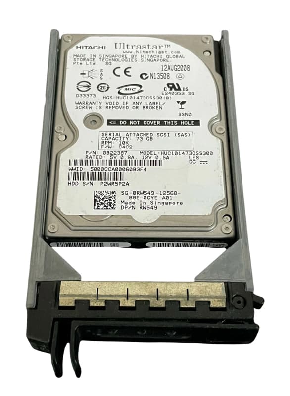 Жесткий диск Dell 0RW549 73Gb SAS 2,5" HDD