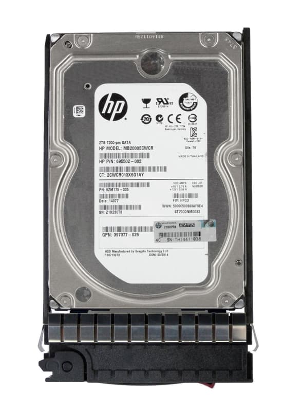 Жесткий диск HP MB2000ECWCR 2Tb 7200 SATAII 3.5" HDD