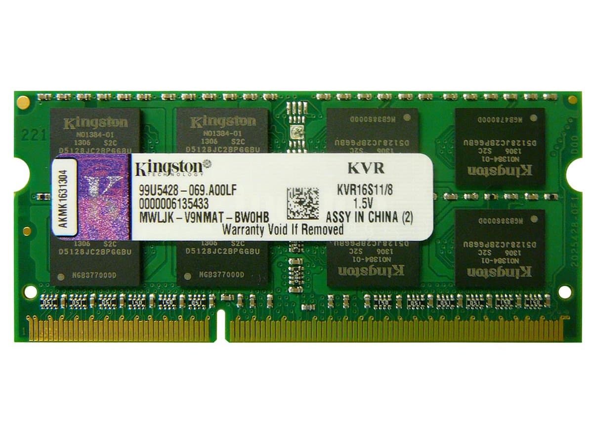 Kingston DDRIII 8Gb non-ECC Unbuffered KVR16S11/8