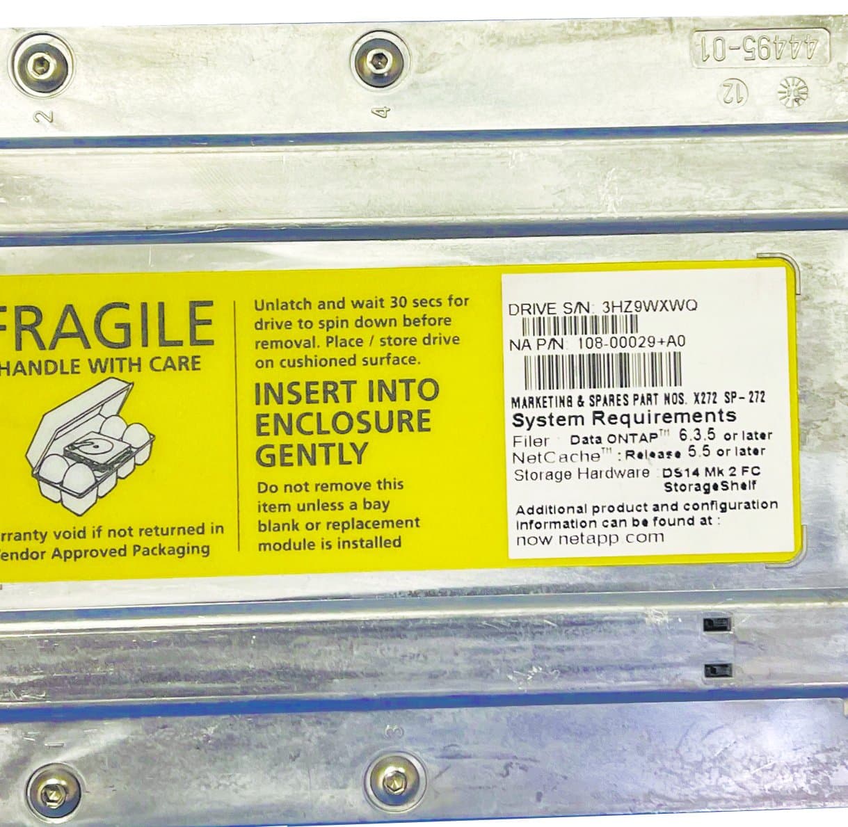 Жесткий диск NetApp 72Gb 10000 Fibre Channel 3.5" HDD 108-00029+A0