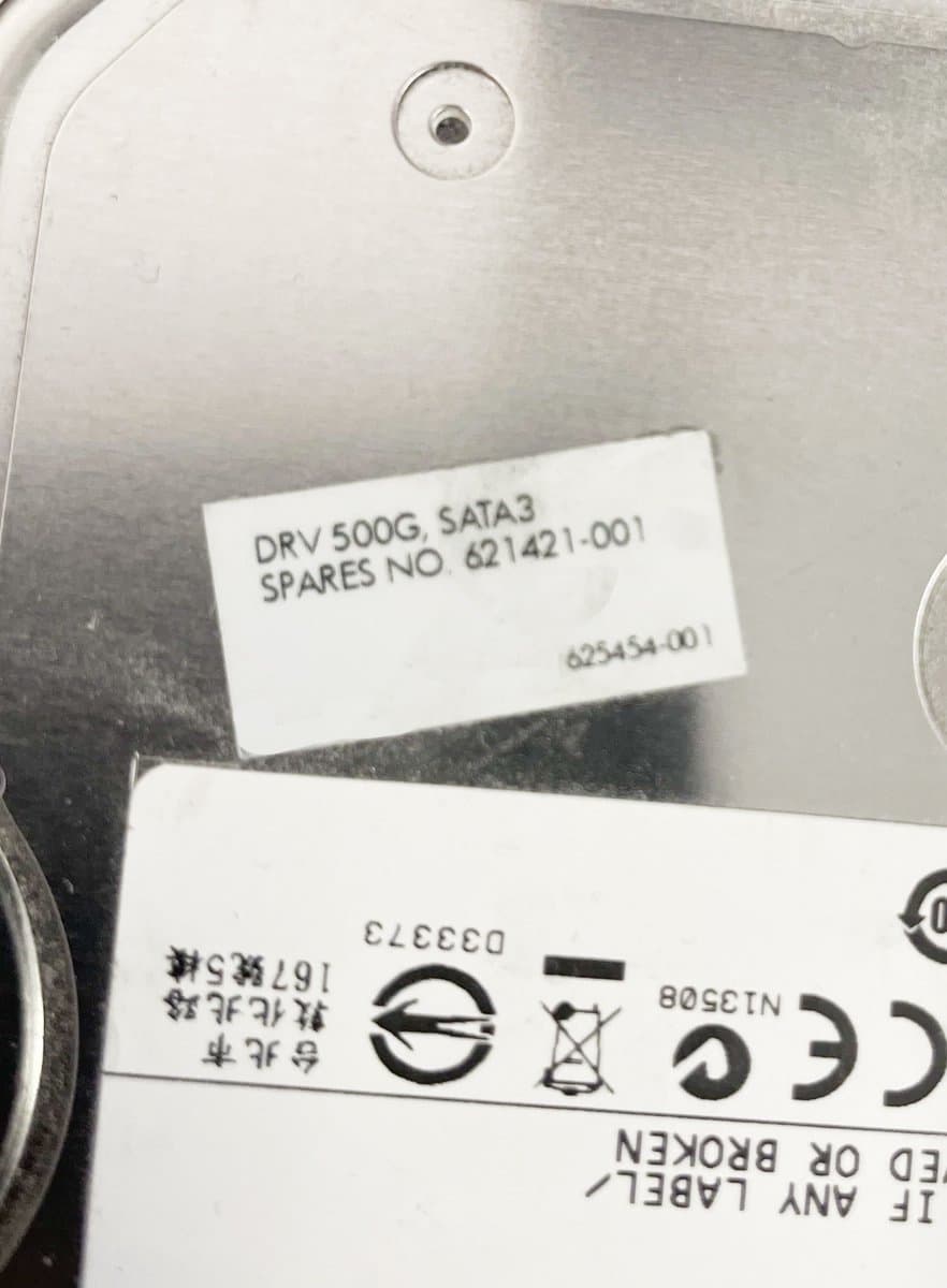 Жесткий диск HP 500Gb 7200 SATAIII 3.5" HDD 621421-001 