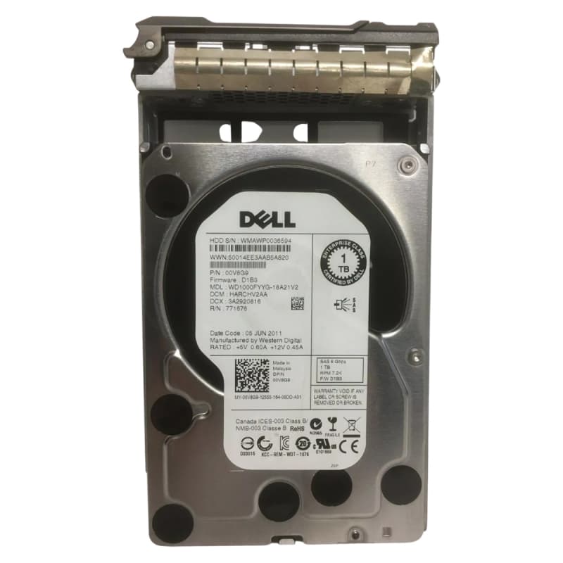 Жесткий диск Dell 0V8G9 1Tb  SAS 3,5" HDD