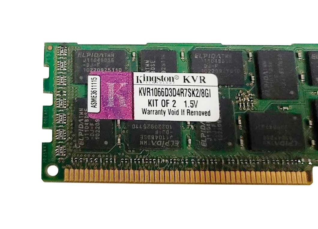 Оперативная память Kingston KVR1066D3D4R7SK2/8GI DDRIII 8Gb