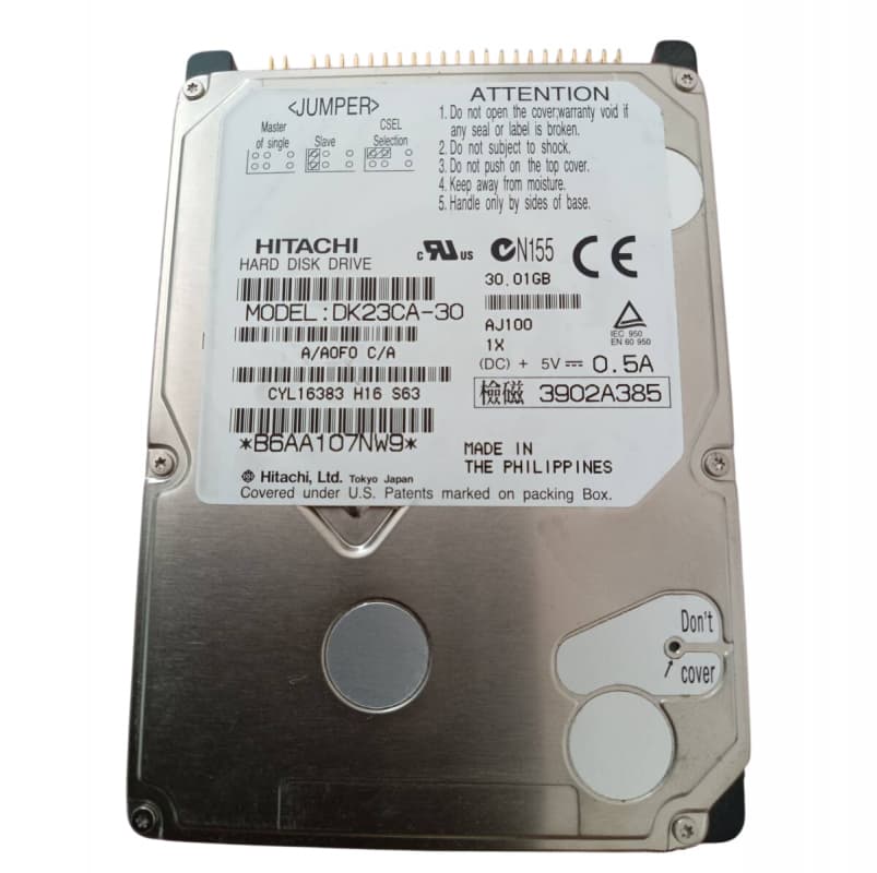 Жесткий диск Hitachi DK23CA-30 30Gb 4200 IDE 2,5" HDD