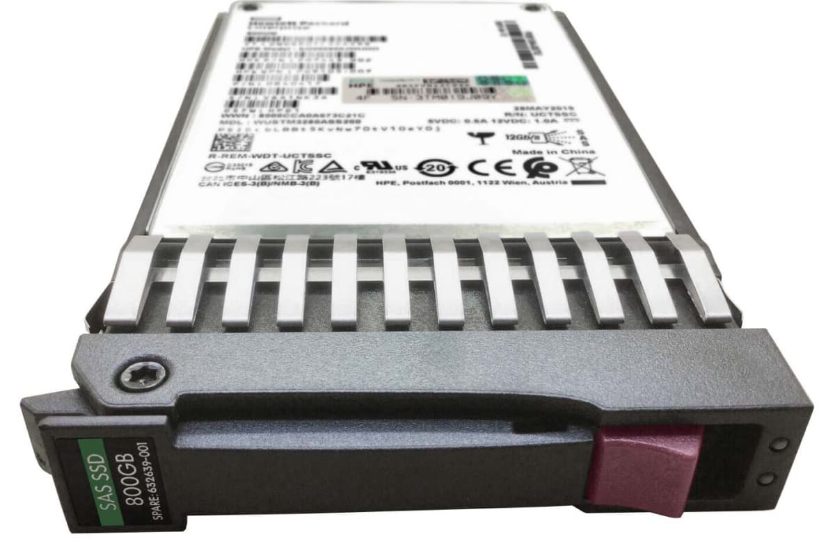 Жесткий диск HP 632639-001 800Gb  SAS 2,5" SSD