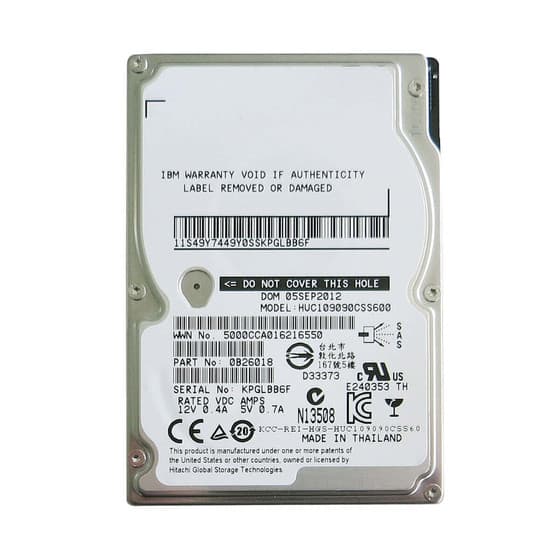 Жесткий диск IBM 81Y3809 900Gb 10000 SAS 2,5" HDD