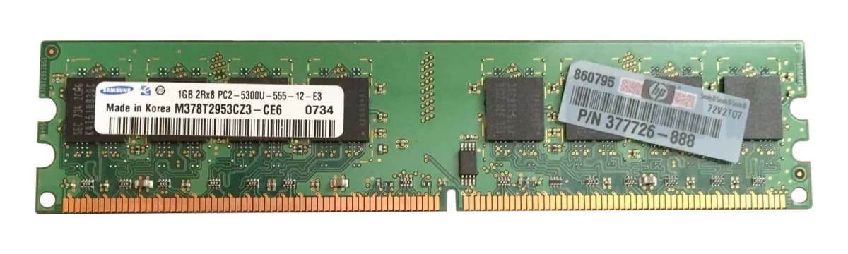 Оперативная память HP 377726-888 DDRII 1Gb
