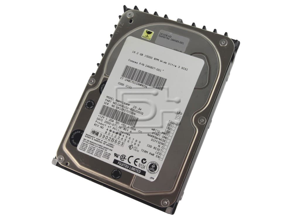 Жесткий диск Fujitsu MAM3184MP 73,5Gb  U320SCSI 3.5" HDD