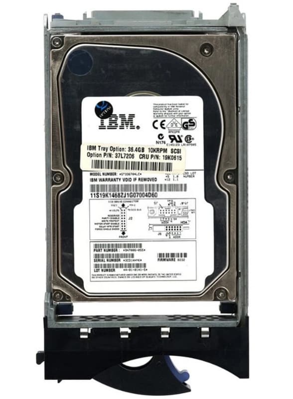 Жесткий диск IBM 37L7206 36,4Gb 10000 U320SCSI 3.5" HDD