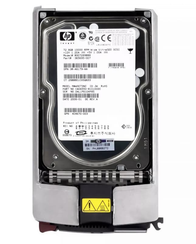 Жесткий диск HP BD07289BB8 72,8Gb  U320SCSI 3.5" HDD