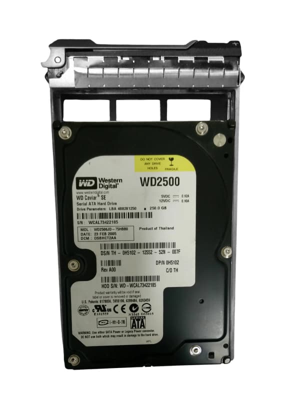 Жесткий диск Dell WD2500JD-75HBB0 250Gb  SATA 3,5" HDD