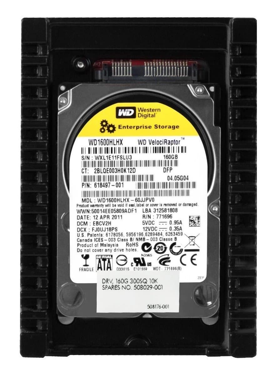 Жесткий диск HP 160Gb 10000 SATAII 2.5" HDD 508176-001