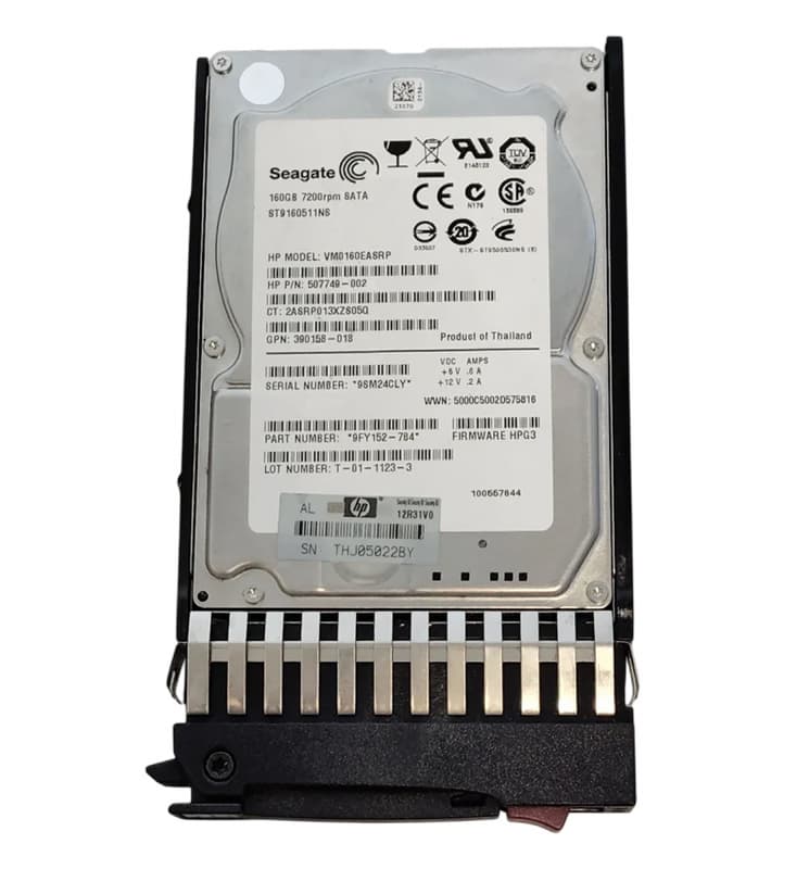 Жесткий диск HP 530888-B21 160Gb  SATAII 2,5" HDD