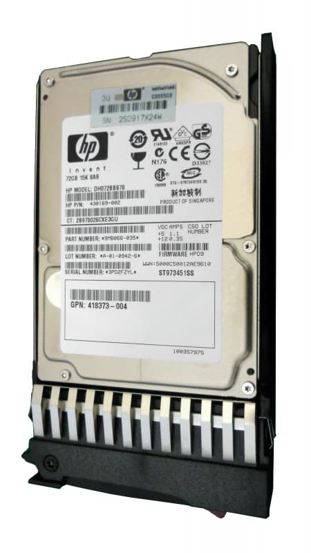 Жесткий диск HP DH072BB978 72Gb  SAS 2,5" HDD