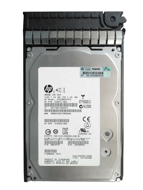 Жесткий диск HP 533871-001 300Gb 15000 SAS 3,5" HDD
