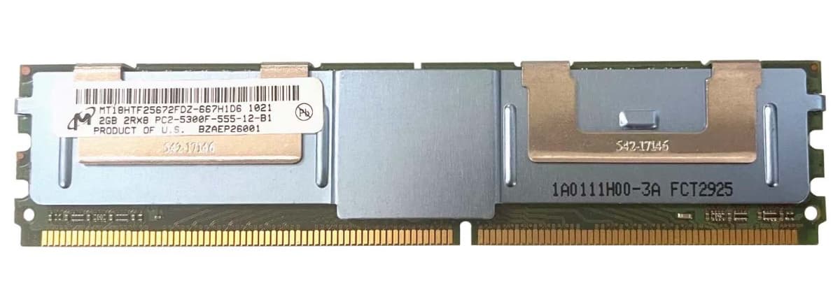 Оперативная память Micron MT18HTF25672FDZ-667H1D6 DDRII 2Gb