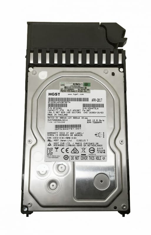 Жесткий диск HP 841502-001 2Tb MSA 7200 SAS 3,5" HDD