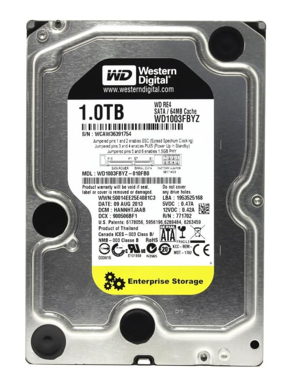 Жесткий диск Western Digital WD1003FBYZ 1Tb  SATAIII 3,5" HDD