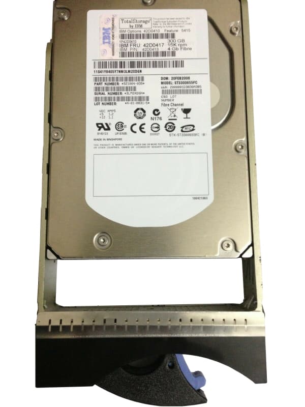 Жесткий диск IBM 42D0410 300Gb  Fibre Channel  3,5" HDD