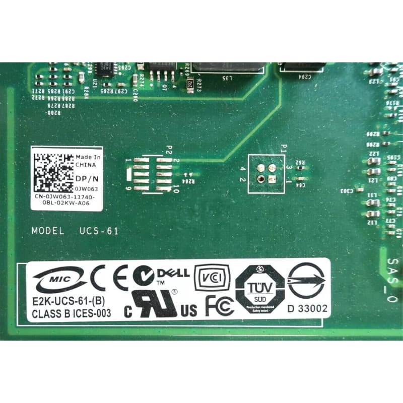 Контроллер Dell 0JW063 PCI-E8x