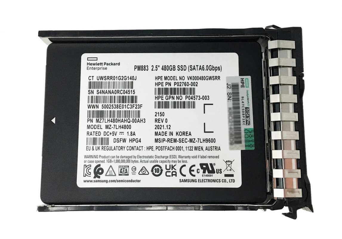 Жесткий диск HP P42595-001 480Gb SATAIII 2,5" SSD