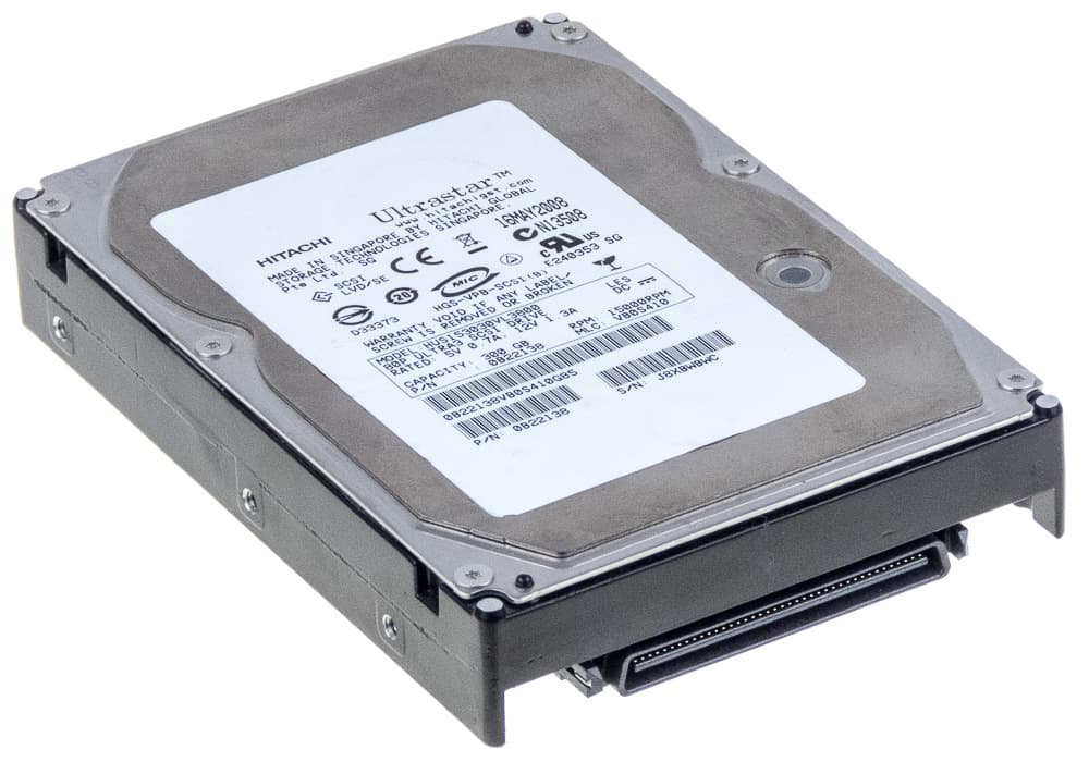 Жесткий диск Hitachi 0B22138 300Gb 15000 U320SCSI 3.5" HDD