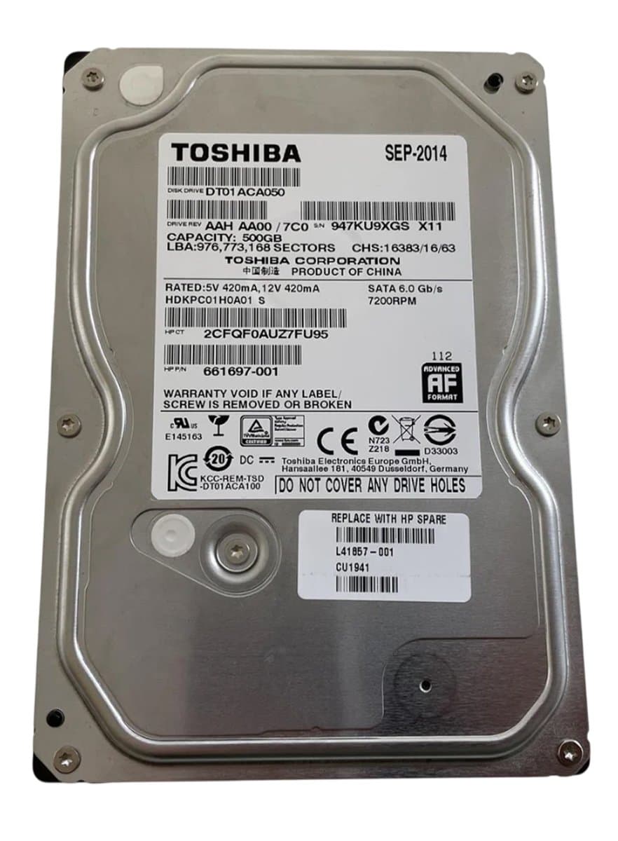 Жесткий диск HP 500Gb 7200 SATAIII 3.5" HDD 661697-001