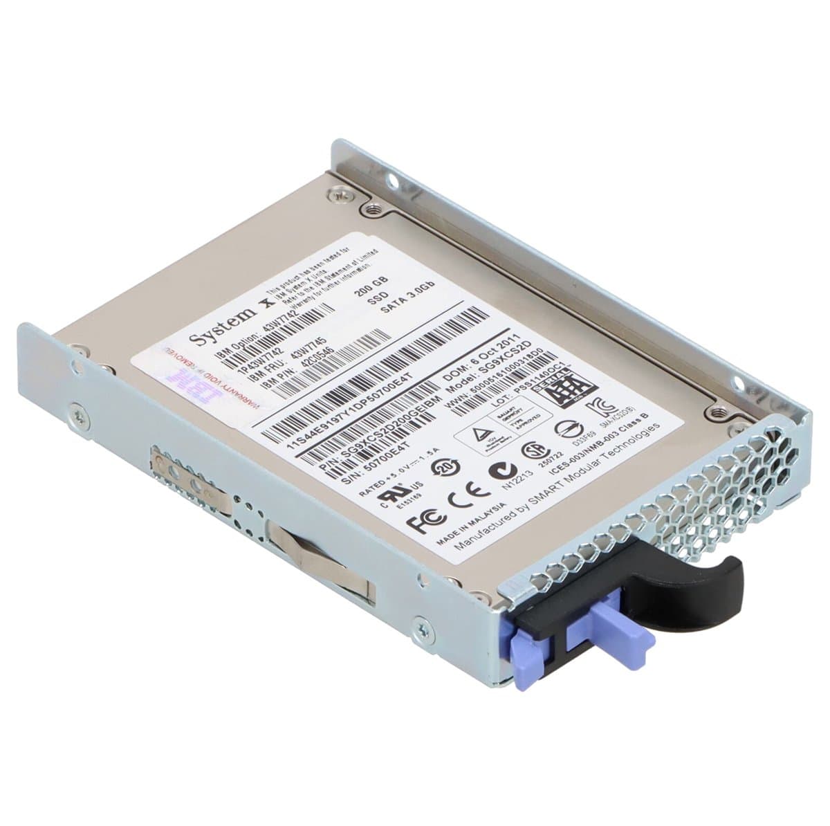 Жесткий диск IBM 200Gb  SATAII 2.5" SSD 42C0546