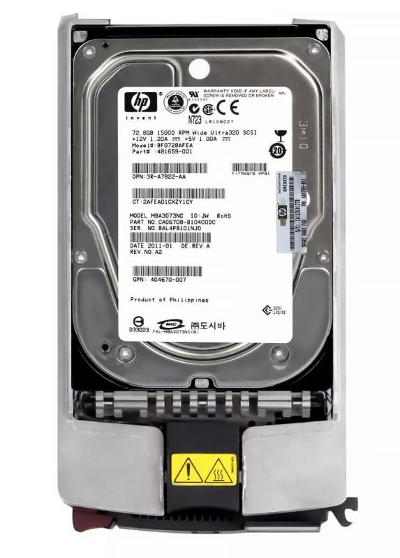 Жесткий диск HP 404670-007 72,8Gb  U320SCSI 3.5" HDD