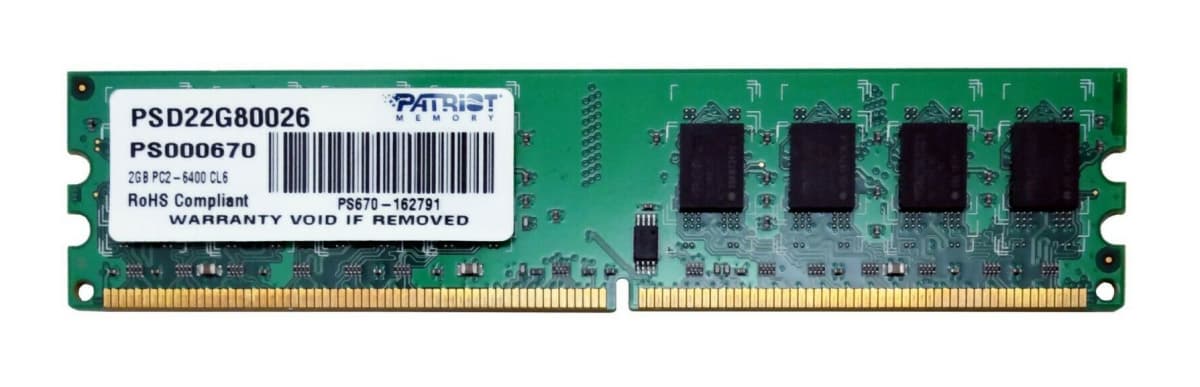 Оперативная память Patriot PS000670 DDRII 2GB