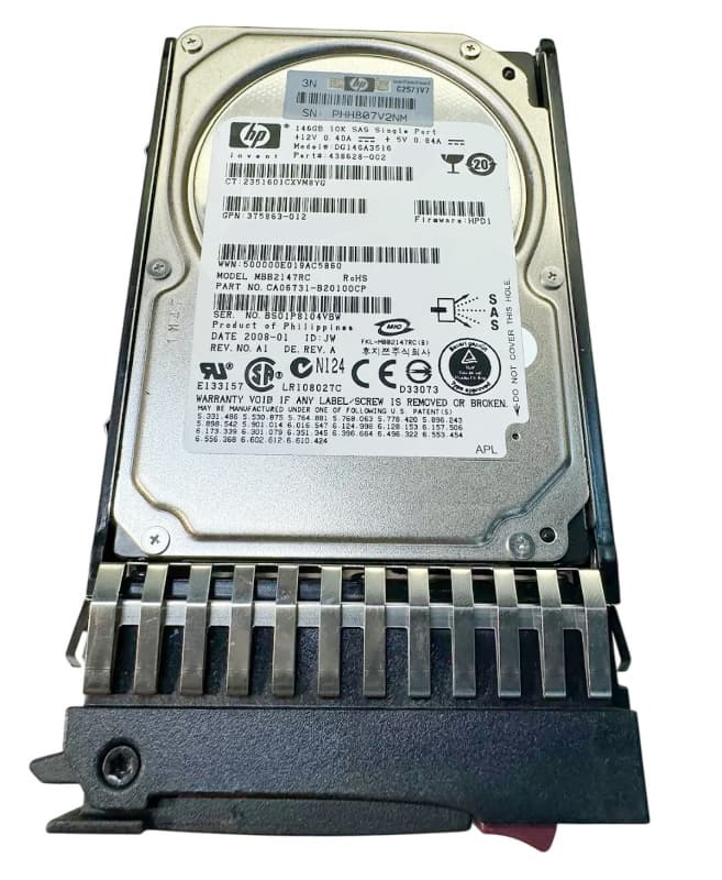 Жесткий диск HP 438628-002 146Gb 10000 SAS 2,5" HDD
