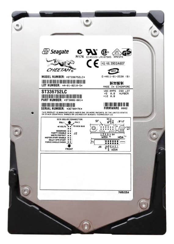 Жесткий диск Seagate ST336752LC 36,7Gb  U160SCSI 3.5" HDD