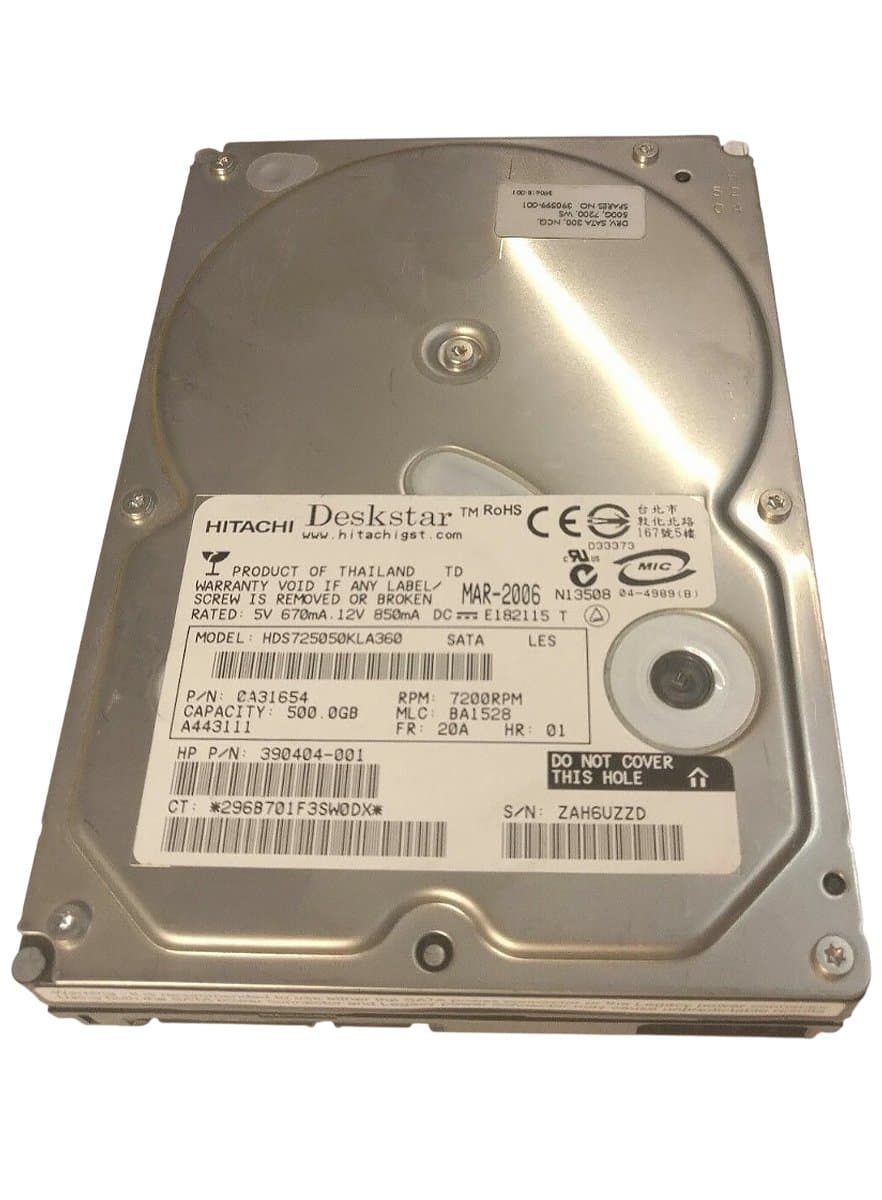 Жесткий диск HP 500Gb 7200 SATAII 3.5" HDD 0A31654
