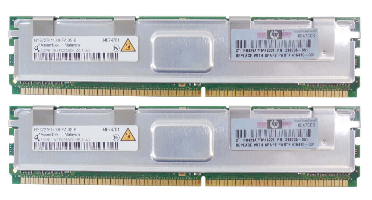 Оперативная память HP 397409-B21 DDRII 1Gb