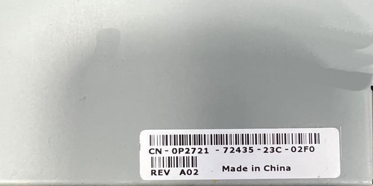 Блок питания Dell 0P2721 160W