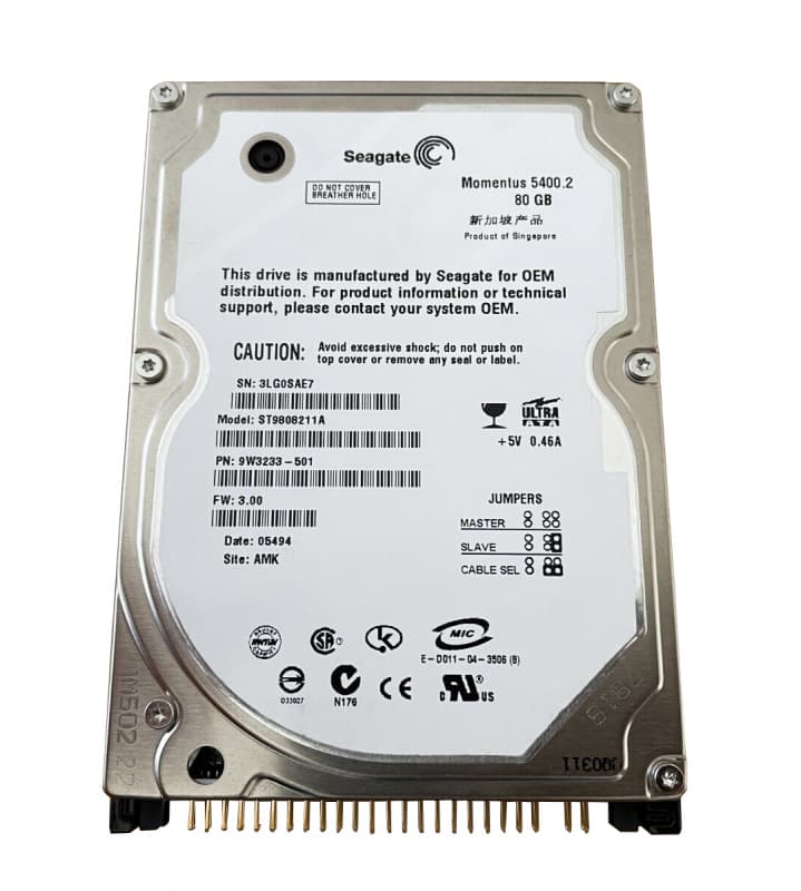 Жесткий диск Seagate 9W3233 80Gb 5400 IDE 2,5" HDD