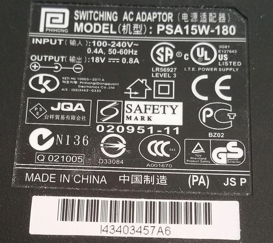 Блок Питания Cisco 74-3010-01 15W