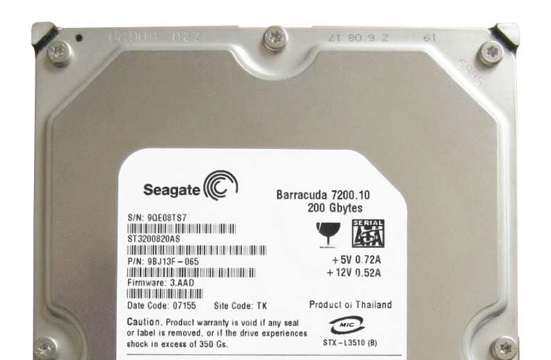 Жесткий диск Seagate 9BJ13F 200Gb 7200 SATAII 3.5" HDD