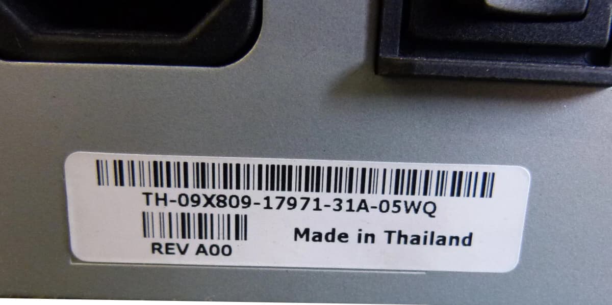 Блок Питания Dell 09X809 584W