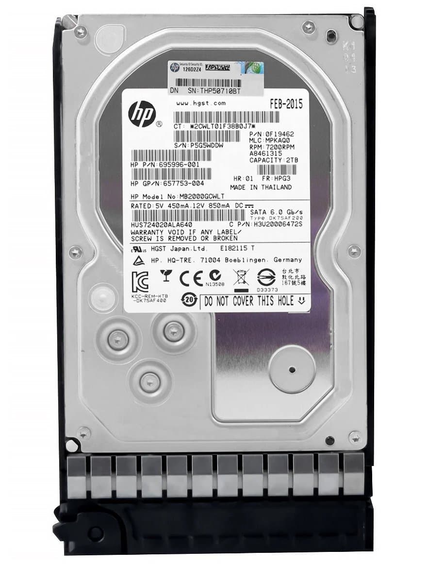Жесткий диск HP 2Tb 7200 SATAIII 3.5" HDD 0F19462