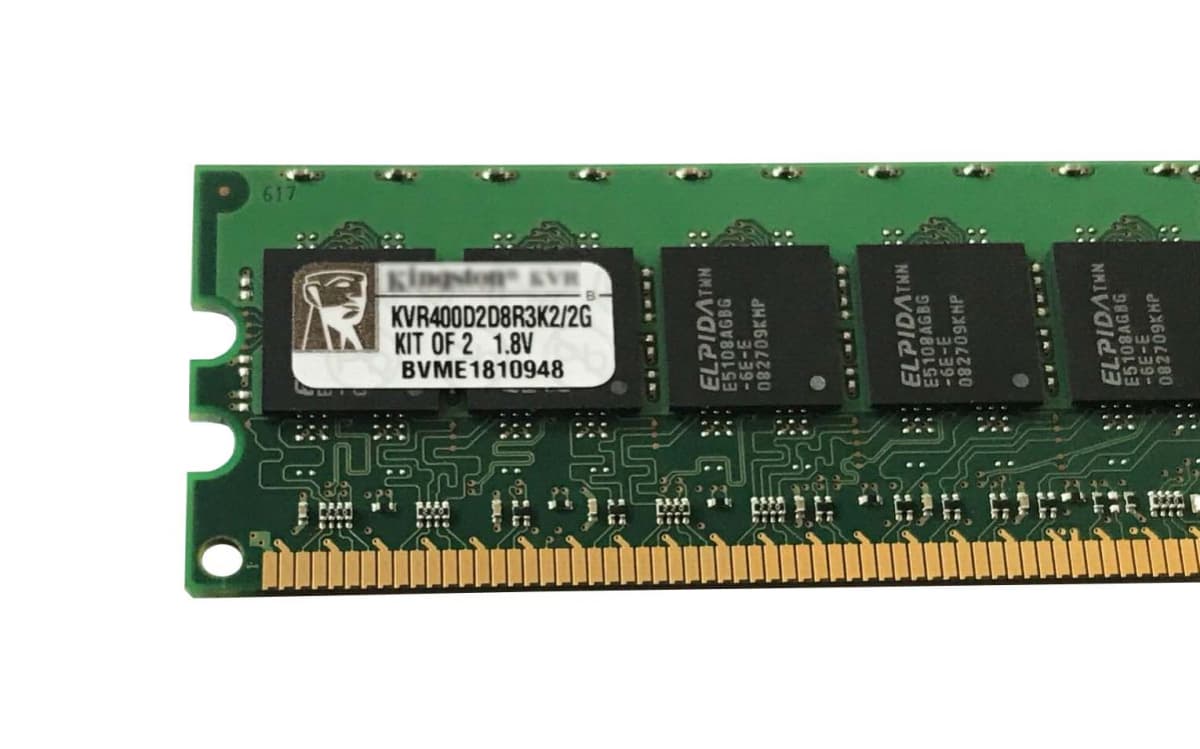 Оперативная память Kingston KVR400D2D8R3K2/2G DDRII 2Gb