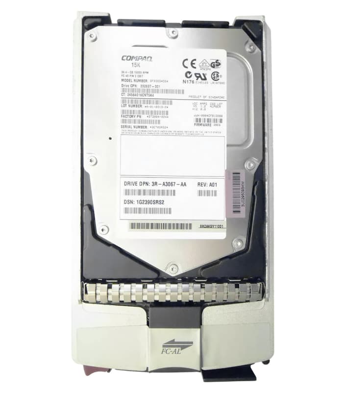 Жесткий диск HP 232637-001 36,4Gb  Fibre Channel  3,5" HDD