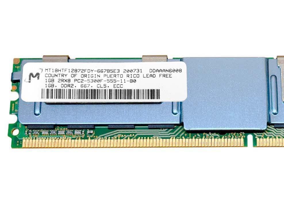 Оперативная память Micron MT18HTF12872FDY-667B5E3 DDRII 1GB