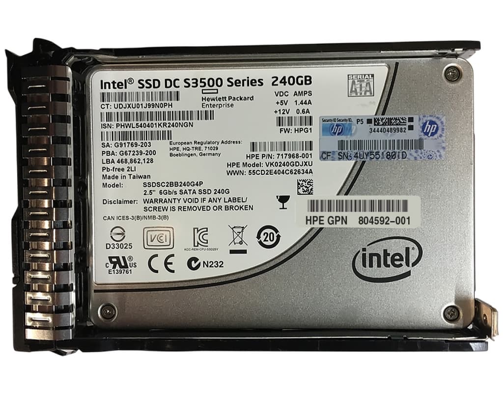 Жесткий диск HP 804592-001 240Gb SATAIII 2,5" SSD