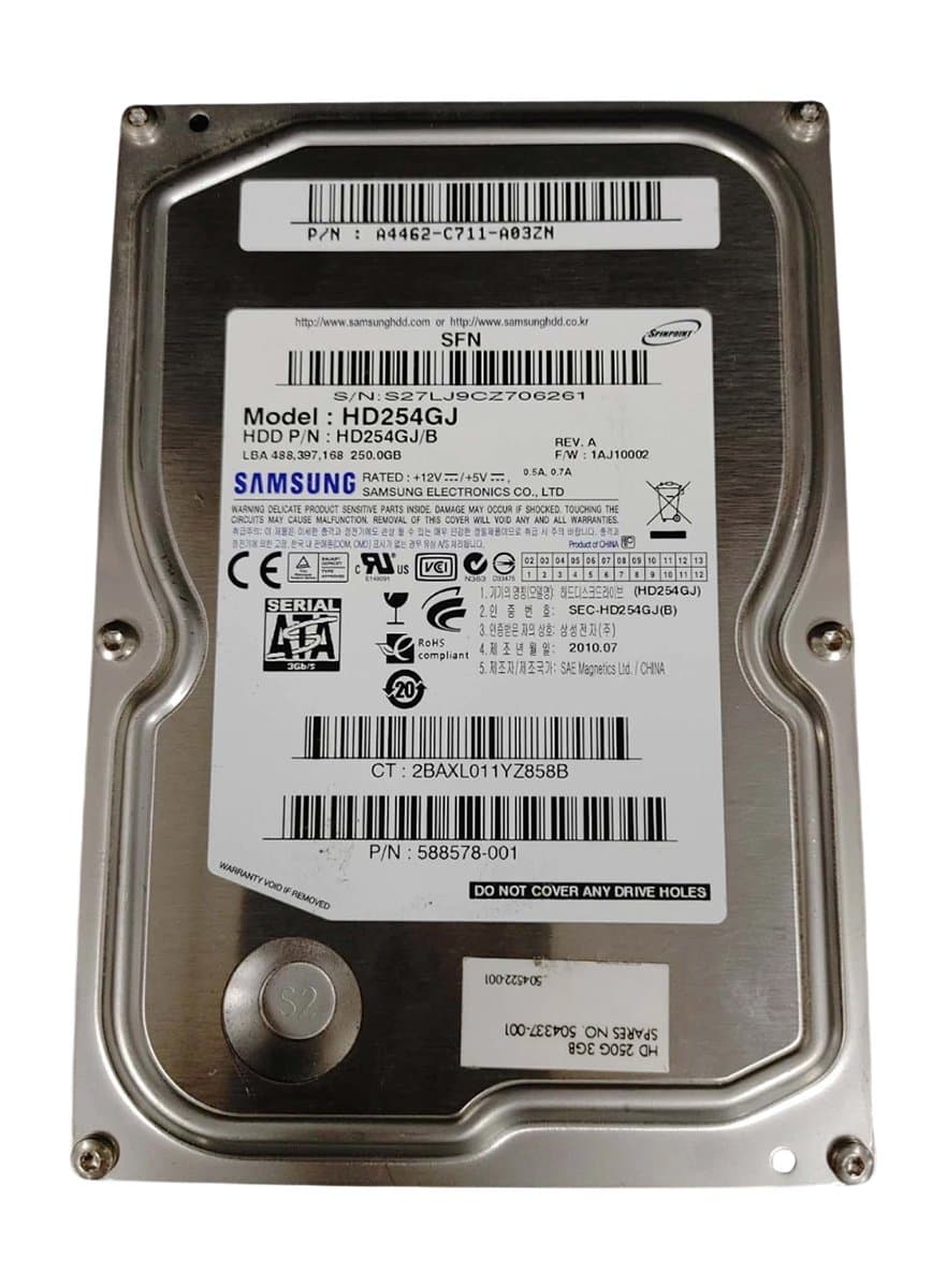 Жесткий диск HP 250Gb 7200 SATAII 3.5" HDD