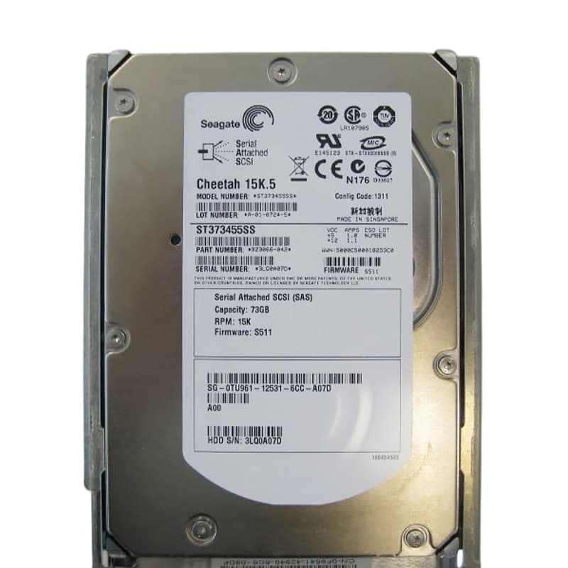 Жесткий диск Dell TU961 73Gb SAS 3,5" HDD