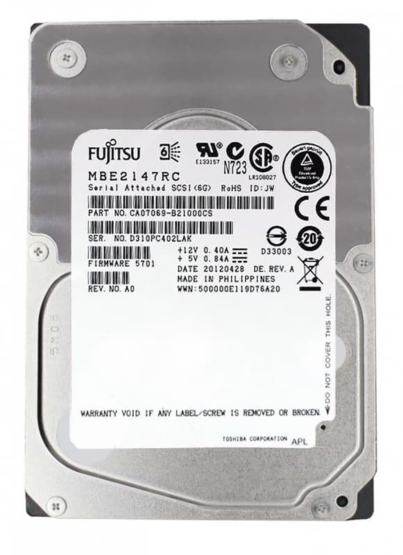 Жесткий диск Fujitsu CA07069-B21000CS 147Gb  SAS 2,5" HDD