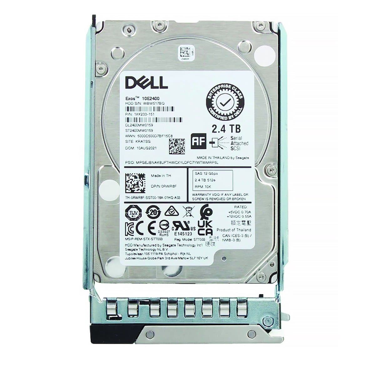 Жесткий диск Dell 2,4Tb 10000 SAS 2.5" HDD 0RWR8F
